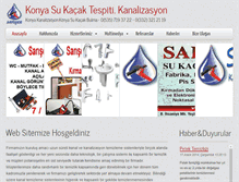 Tablet Screenshot of konyakanalizasyonacma.com